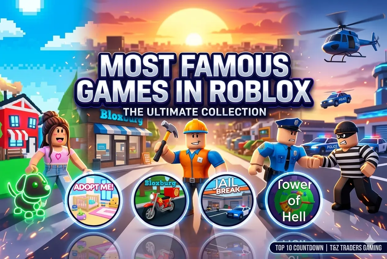 Most Famous Games in Roblox collection - popular Roblox games for 2026