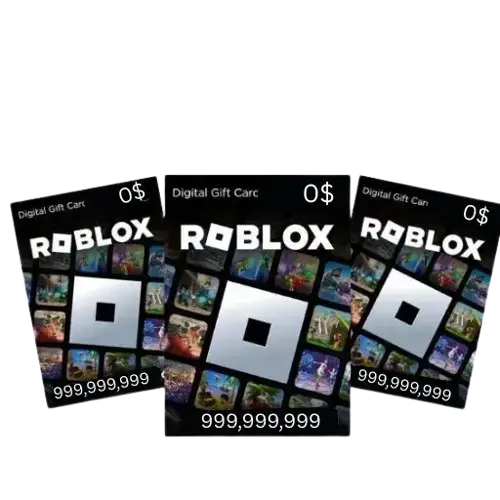 gift card showing Roblox mod apk unlimited robux